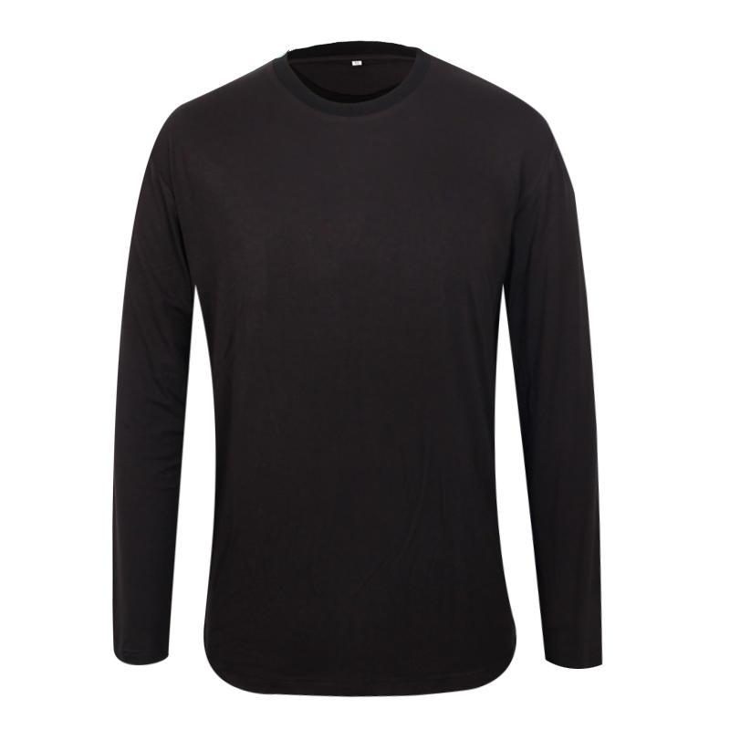 long sleeve t shirts wholesale plain blank