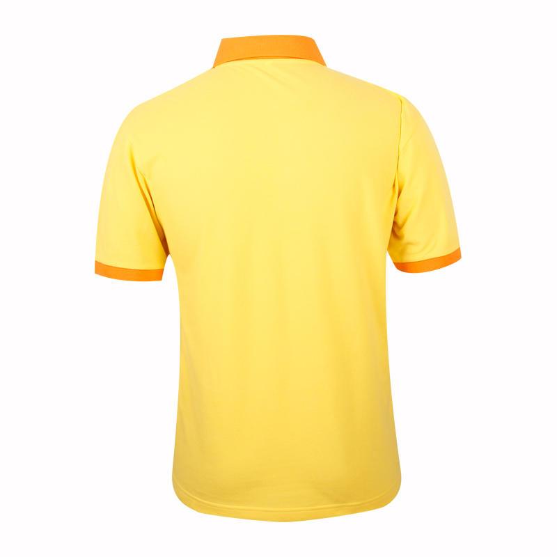 Yellow polo shirt cheap OEM in china