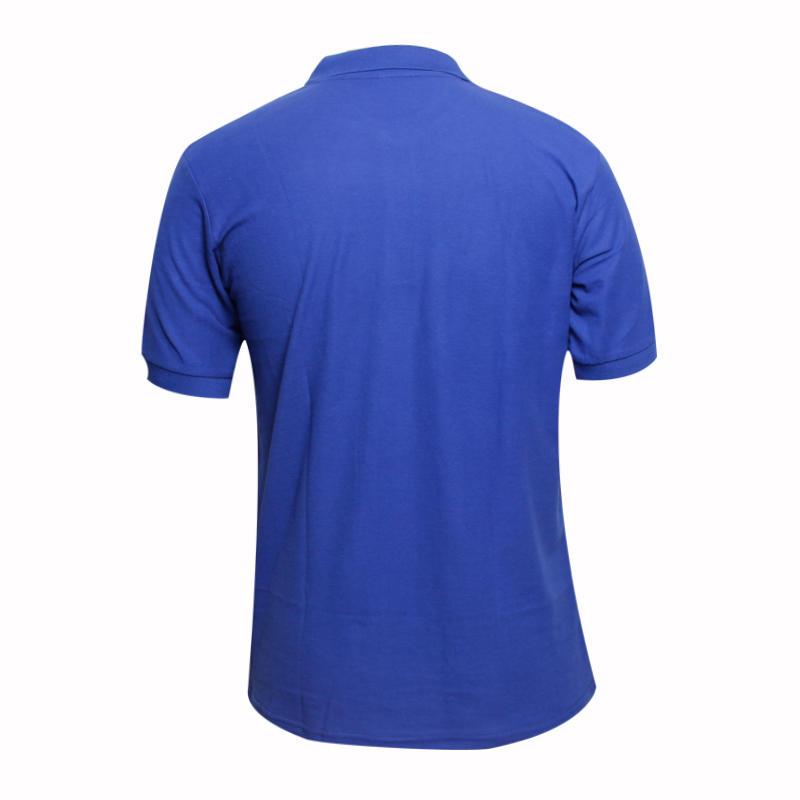 Blue or pink polo shirts custom in china