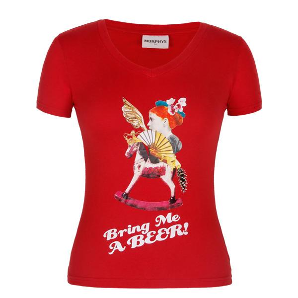 T shirt women printing 100 cotton V NECK custom