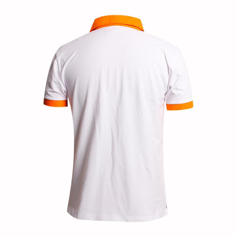 Custom printing logo white polo t shirt