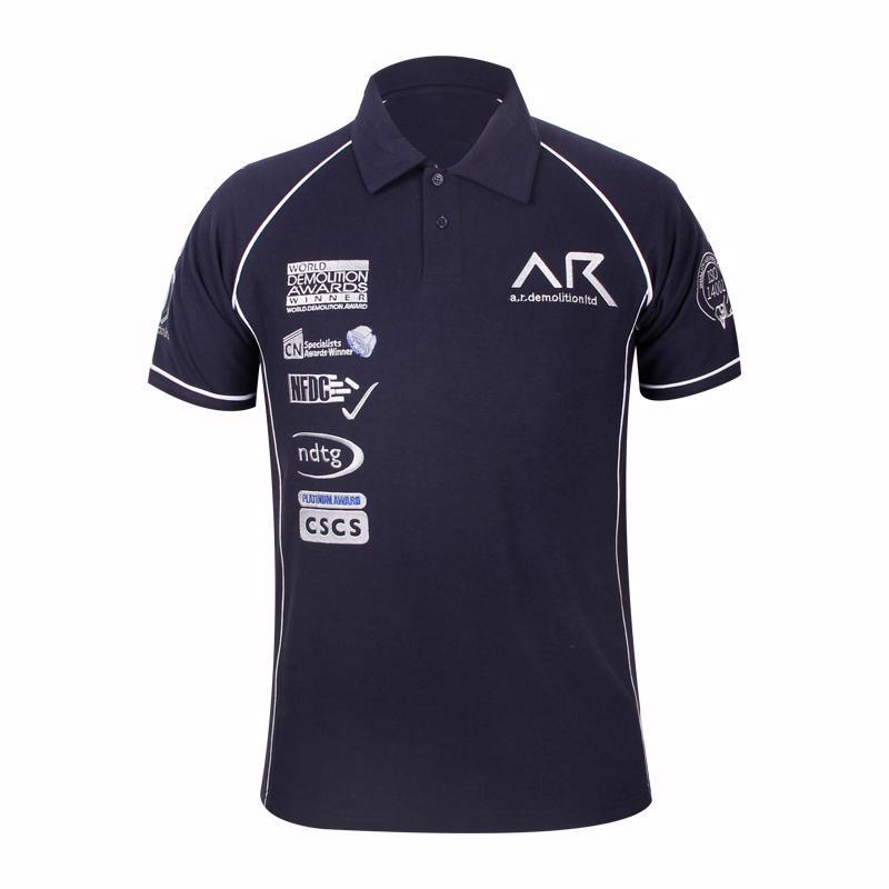 Navy polo shirts for men in china