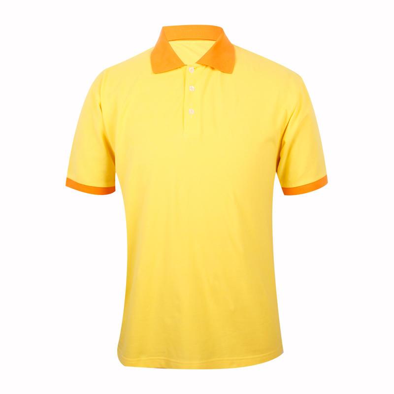 Yellow polo shirt cheap OEM in china