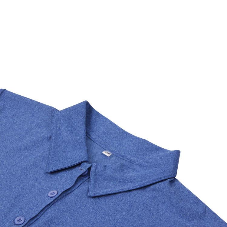 Brand Quality China Supplier 100 Cotton Blank Men Polo T shirts in Blue