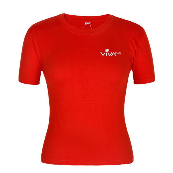 Red t shirt custom for women