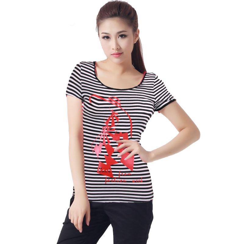 Branded t shirts Stripe for ladies