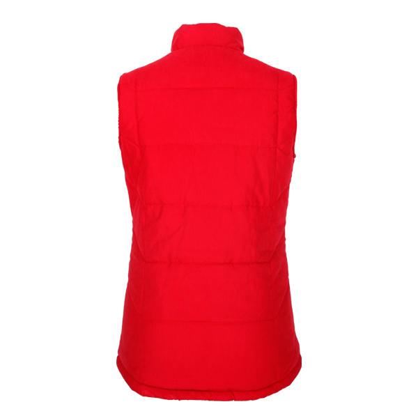 Women winter vest red color blank