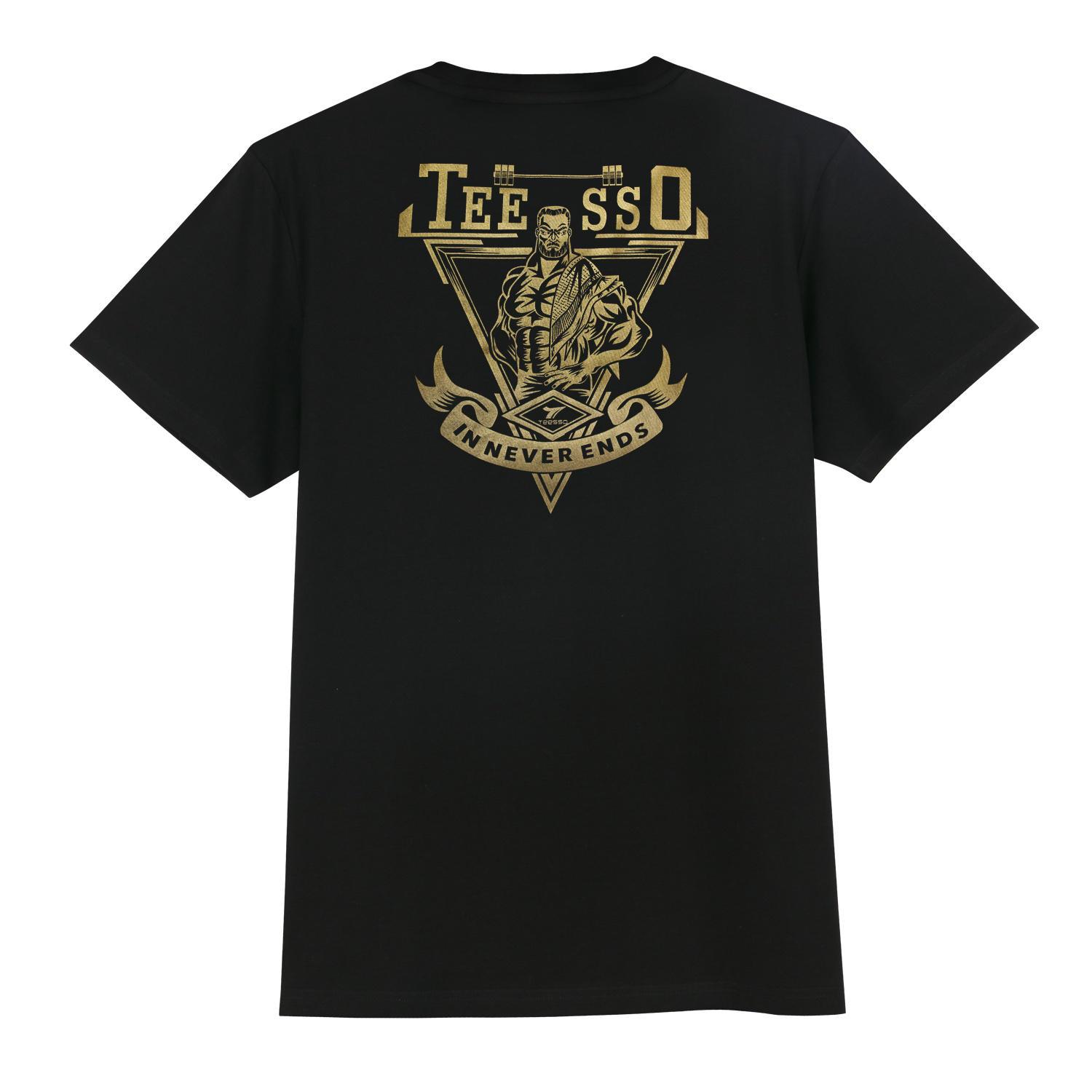 Brand Quality China Factory OEM Customised Design Mens Black High Quality T shirt