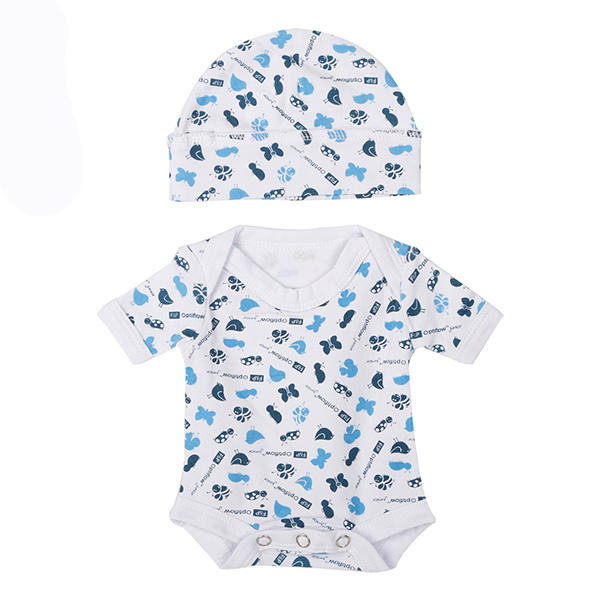 All over printing baby suit set