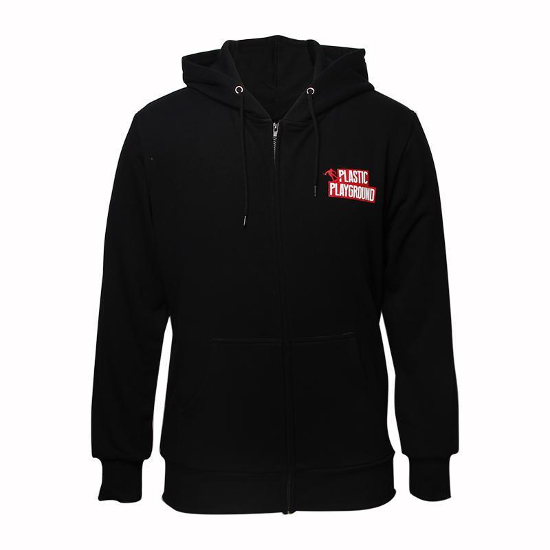 Full zip up hoodies printing logo