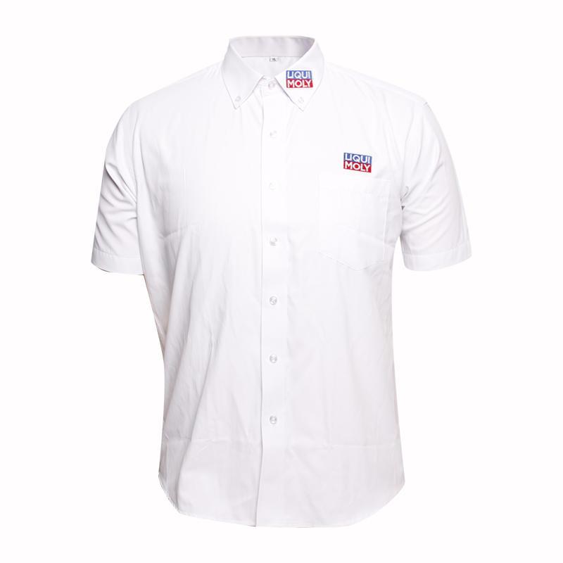 New Design Short Sleeve Men Blouse for Office Wear