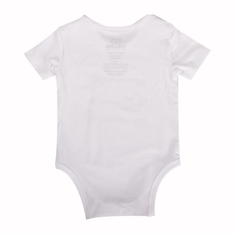 Cute short sleeves baby boy clothes with envelope neck