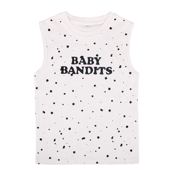 Summer baby vests without sleeves