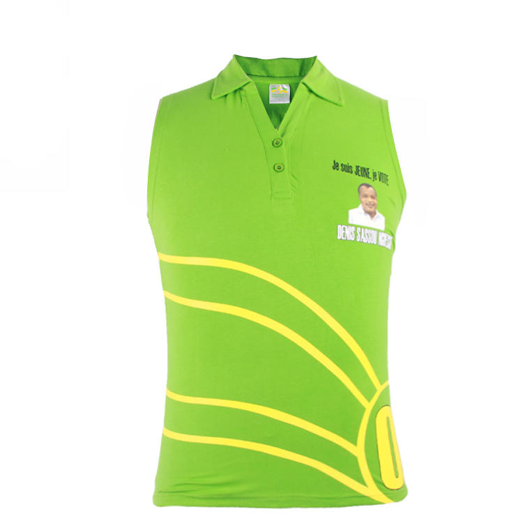 presidential policy polo sleeveless printing