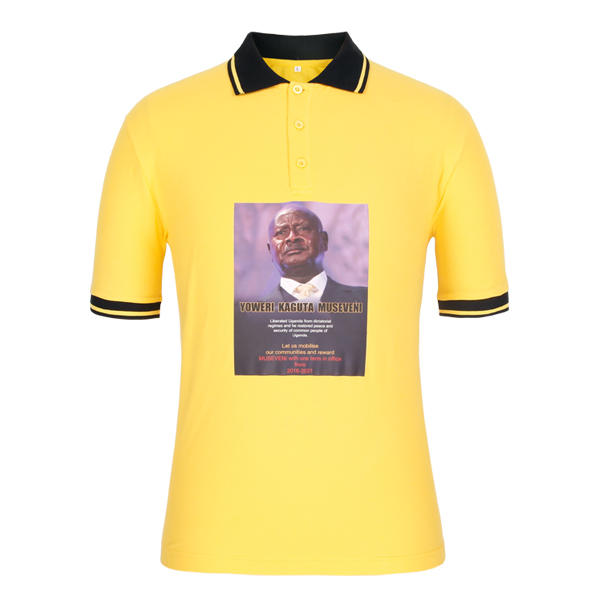 election results t shirt with Yoweri Kaguta Museven